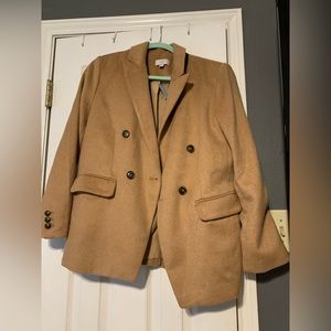 Camel blazer NWT, LOFT, 10P